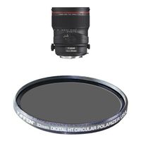 Canon TS-E 24mm f/3.5L II Ultra Wide Tilt-Shift Lens for Canon Digital SLR Cameras w/ Tiffen Polarizer Filter