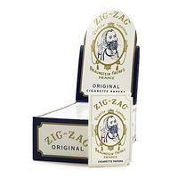 ZIG-ZAG Original White Papers (24 Booklets Retailers Box)