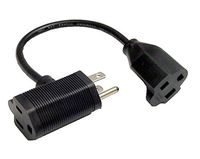 Calrad 55-788B 6-Inch 3-Prong AC Extension Cord
