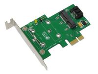Bplus MP3S : mSATA to SATA adapter for PCIe slot