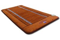 Far Infrared Amethyst Mat Single Size 75"L x 39”W - Made in Korea - Deep Penetration FIR Heat - Ion Therapy - Jewelry Grade Natural Amethyst - FDA Registered Manufacturer- XL Heating Pad with Crystals