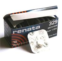 3 x Renata 329 Watch Battery Swiss Made Silver Oxide 1.5 v Also = SR731SW, V329, D329, GP329, 329