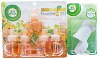 Air Wick Hawaii Plug in Scented Oil 5 Refills .67oz (Total 3.38 Fl. Oz) Plus 1 Oil Warmer