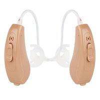 Neosonic Open Fit Hearing Amplifier to Aid and Assist Hearing, Small and Lightweight Device Designed for The Most Comfortable Listening Experience for Adults and Seniors (Beige Pair)