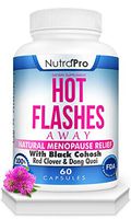 Hot Flashes Menopause Relief -All Natural Menopause Supplement with Black Cohosh for Hot Flashes,Night Sweats,Mood Swings & Anxiety Relief.60 Caps.Made in GMP Certified Facility.