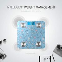 Bluetooth Scales Digital Weight Cartoon Animation Cute Tooth Expression Smart Body Scale Body Fat Composition Monitor Analyzer with Smartphone App for Body Management-396 Lbs