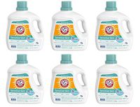 Arm & Hammer Plus Skin-Friendly Fresh Scent Detergent, 107 Loads, 160.5 Fl Oz (Pack of 6)