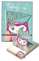 Molly & Rex Pop-Up Pocket Bungee Notepad, Awesome Owl 35417