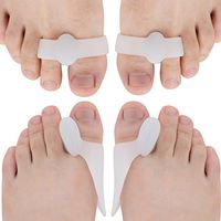 Dr.Koyama Bunion Pads Hammered Toe Splints - Fast Bunion Relief Big Toe Separator, Straightener, Spacer, Spreader for Hallux Valgus Bunion Aid Treatment