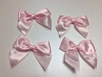 50 Satin Ribbon Bows 2" Choose Handmade Bow Pink
