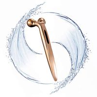 Thin Face Massage 3D Roller-Skin Facial Wrinkle Remover Beauty Tool (Mini Massager Body Face Lift Slimming Skin Tight Breast Enhancing) 1-Pack (Rose Gold)