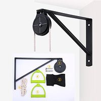 Shoulder Exercise Pulley Wall Mount Bracket Shoulder Pulley Wall Bracket Fixed Wall Support, 3