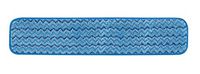 Rubbermaid Commercial Products Microfiber Damp Mop Pad, 24-inch, Blue (FGQ41100BL00)
