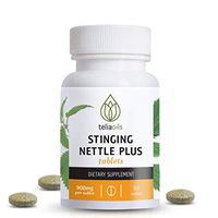 Teliaoils Stinging Nettle Leaf Tablets- Powerful Herbal Water Pills for Bloating & Reduce Water Retention - Urinary Tract Health Diuretic Supplement with Horsetail, Silver Birch & Vitamin C- 60 Tabs