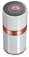 Personalized Big Joe White & Copper 7 Cigar Travel Humidor-Free Engraving (Old English)