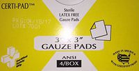 Certi-Gauze Pad (211-011) 3" x 3" #637