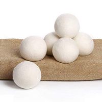 Dryer Balls - 12 Pack XL Premium 100% Organic Wool - Reusable Natural Fabric Softener Ball (12 Pack)