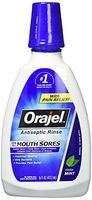 Orajel Antiseptic Mouth Sore Rinse 16 oz (Pack of 2)