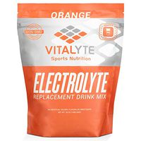 Vitalyte Natural Electrolyte Powder Drink Mix, Gluten Free, 80 Servings Per Container (Orange-Pouch)