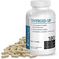 Thyroid Support Complex with Iodine - Healthy Thyroid Function, Immune System, Energy Levels, Thyroid Hormone Levels, Metabolism - 180 Capsules