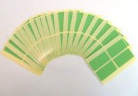 Minilabel 80 Labels , 40X20mm Rectangle , Removable / Low Tack Colour Code Stickers Light Green