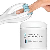 Workvie Hand Pain Relief Set - Acupressure Finger Massager Roller and Anti Inflammatory Pain Relief Cream - Arthritis, Carpal Tunnel, Wrist Pain