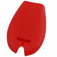 KeyGuardz Red Rubber Keyless Entry Remote Key Fob Skin Cover Protector