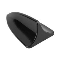 Folconauto Universal Shark Fin Antenna With Small Flashing Light Type Decorative Antenna No Signal Function (Black)