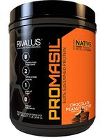 Rivalus Promasil Protein, Chocolate Peanut Butter, 1lb -8-Source Protein Blend Including Native Whey Isolate, Native Micellar Casein, Egg, Sustained Delivery, Clean Nutrition Profile