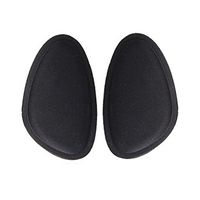 3 Pairs Girl Skid-Proof Forefoot Pads Shoe Insoles, Black