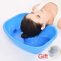 Shampoo Basin Portable Plastic Medical Hair Washing Basin Wash Basin for Elderly Pregnant Disabled Patients