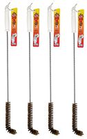 Brushtec B53C L Shape, 4 Pack, High Temperature Deep Fryer Cleaning Brush, Metal Bristles, Pack of 4