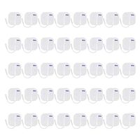 100% Made in The USA Wired TENS Electrodes, Premium Wired 2X 2 Replacement Pads for TENS Units, 40 TENS Unit Electrodes, 2mm Pin TENS Unit Pads, Discount TENS Brand