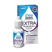 TheraTears Eye Drops for Dry Eyes, Extra Dry Eye Therapy, Extra Moisturizing Lubricant Eye Drops, 15 mL, 0.5 Fl oz