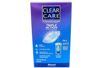 Clear Care Cleaning & Disinfecting Solution Triple Action Cleaning 3 OZ