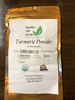 Healthy Life Herbs Turmeric Powder - Curcumin - Organic - Supports Immune System and Joint Health - 4 Ounce