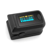 Yucen Digital Finger Oximeter With Alarm Setting OLED Display Carry Case SPO2 Oxygen Sensor And Pulse Rate Monitor (Random Color)