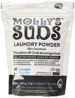 Molly's Suds Unscented Laundry Detergent Powder, 70 Loads, Natural Laundry Soap for Sensitive Skin