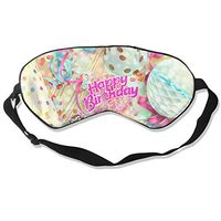Sleep Mask, Blackout Blindfold Eye Masks, Happy Birthday Eye Cover for Sleeping, Travel, Shift Work, Naps, Plane,Yoga