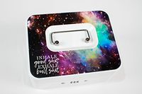 Marijuana Home Storage | Combination Lock Box | Cannabis Safe | Inhale Exhale | Small White