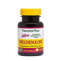 NaturesPlus Ultra Pregnenolone - 50 mg, 60 Vegetarian Capsules - Immune Support Supplement with Bioperine, Energy Booster, Memory Enhancer - Gluten-Free - 60 Servings