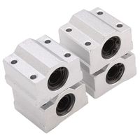 BQLZR SCS8UU Linear Motion Ball Bearing CNC Slide Bushing 34.5mm Length Pack Of 4