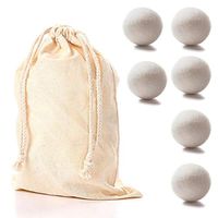 ICCUN 6 Pcs Natural Eco-Friendly Reusable Laundry Dryer Balls