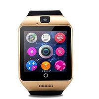Zippem Q18 Smart Watch Smartwatch Bluetooth Touchscreen Sweatproof Phone with Camera TF/SIM Card Slot for Android and iPhone Smartphones for Kids Girls Boys Men Women