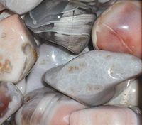 Pink Agate Tumblestones - Large