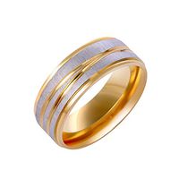 Festnight Medical Weight Loss Ring Simple Stainless Steel Magnetic Therapy Fashion Magnetic Healthcare Finger Ring