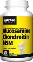 Jarrow Formulas Glucosamine and Chondroitin and MSM, Supports Joint Health, 240 Caps