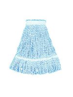Large Floor Finish Mop Head in Blue Stripe