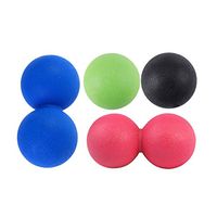 LIOOBO 4 Pcs Fascia Ball Double Massage Ball Foot Massager Yoga Fitness Ball for Deep Tissue Muscle Plantar Fasciitis Foot Arch Heel Pain Trigger Point Relief