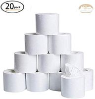 20PCS Multifold Organic Bamboo Toilet Paper, No Chemicals, Hypoallergenic for Sensitive Skin, Zero Trees Waste, All Natural Eco Friendly Bath Tissue (16)